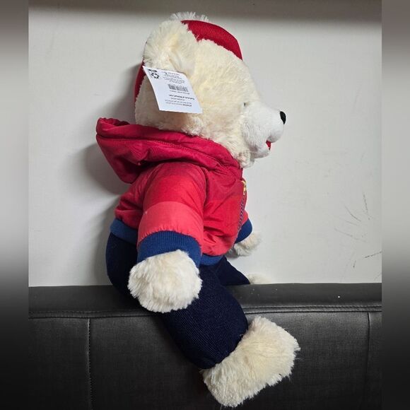 20" Holiday Time Snowflake Teddy Bear Christmas Winter Boy - Picture 7 of 8